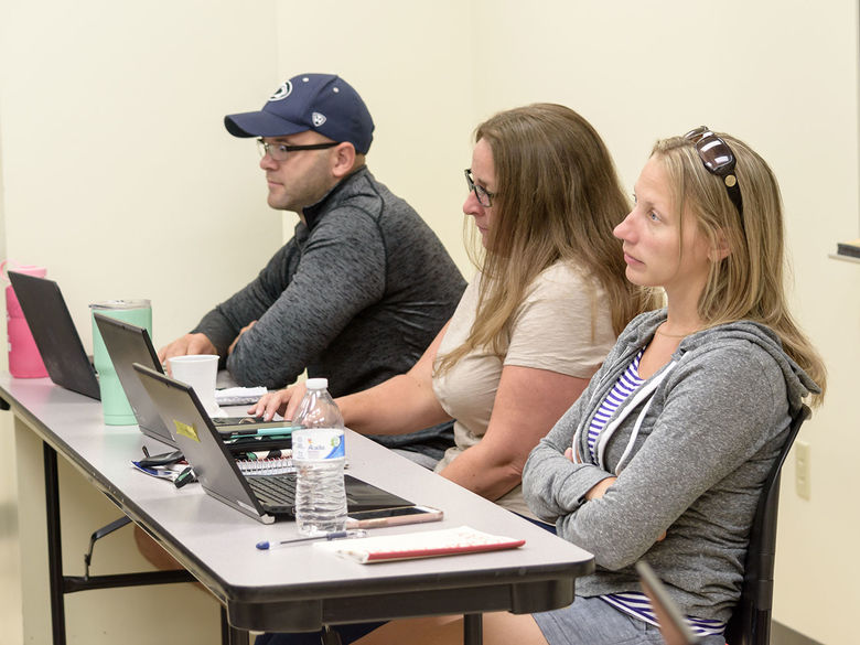 Students at the 2017 Summer Tech Institute