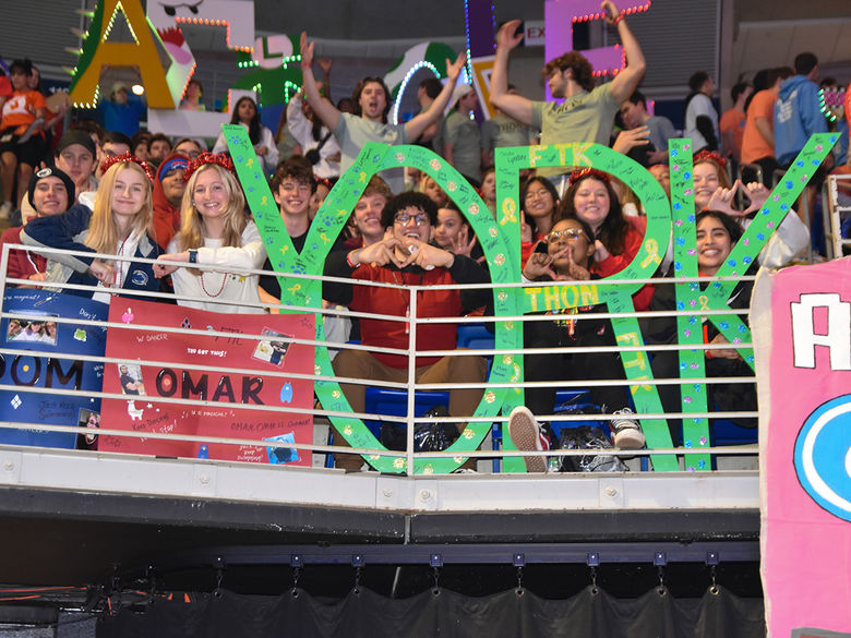 Penn State York students at the annual THON Dance Marathon.