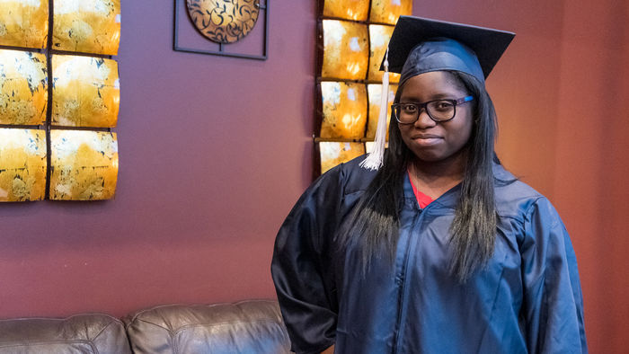 Jamila Bowen Cap and Gown