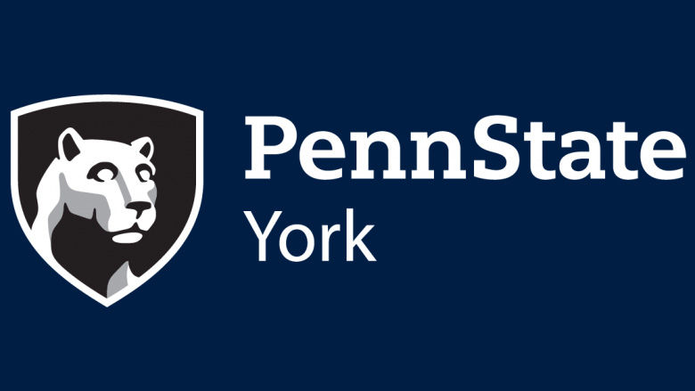 Reverse Black Penn State York Mark