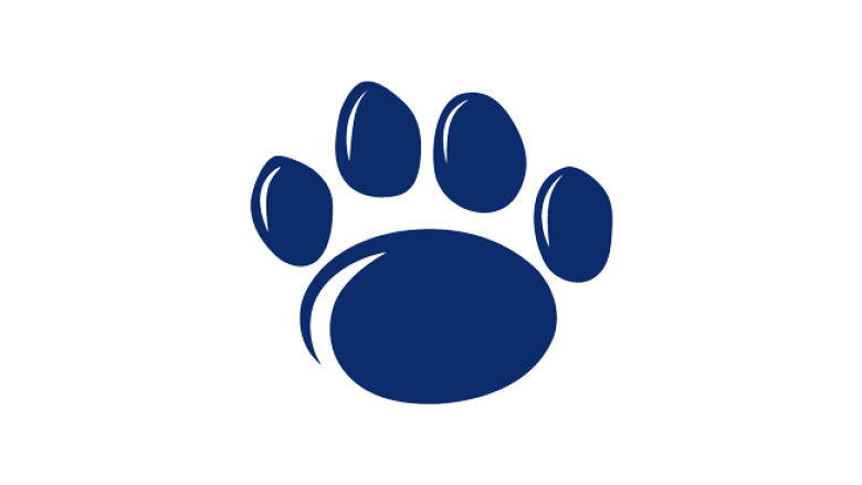 Penn State Paw Print blue