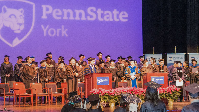 Fall 2019 commencment at Penn State York