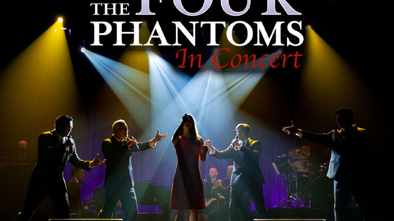 Vocal quartet of men and women on stage