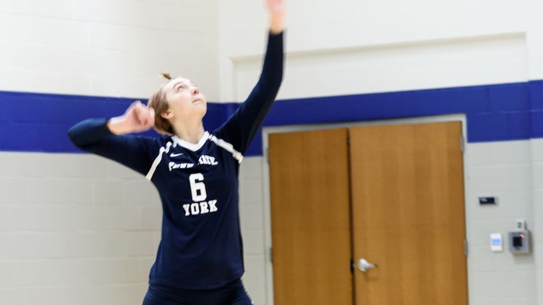 Hannah Price York WOmen's Volleyball