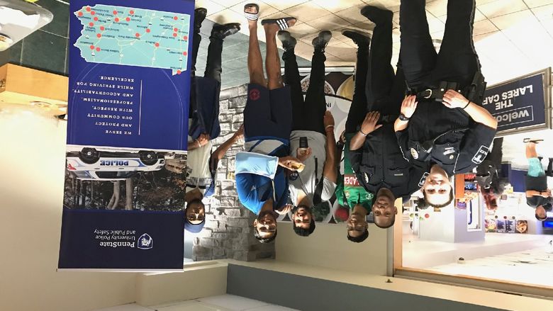 Coffee with a Cop Event in 2019 at Penn State Abington