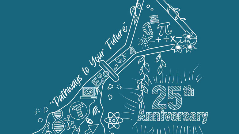 Program logo for Pathways to your futue 25th anniversary