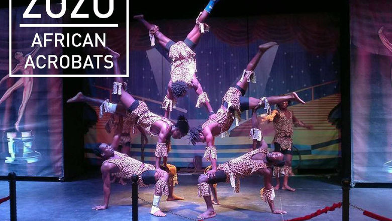 Zuzu Acrobats performing on stage