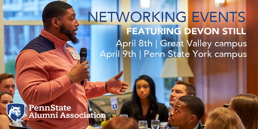 Devon Still Nittany Networking photo